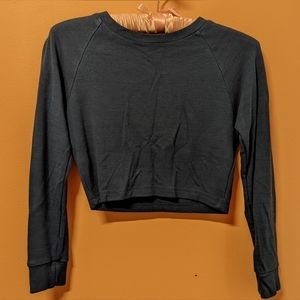 Blue American Apparel Crop top